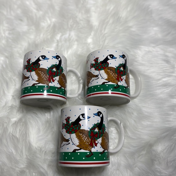 3 mug decorated with christmas ducks - Picture 3 of 8